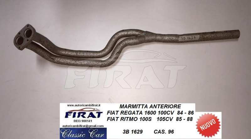 MARMITTA FIAT RITMO 100S - REGATA 1600 ANT. (1629)